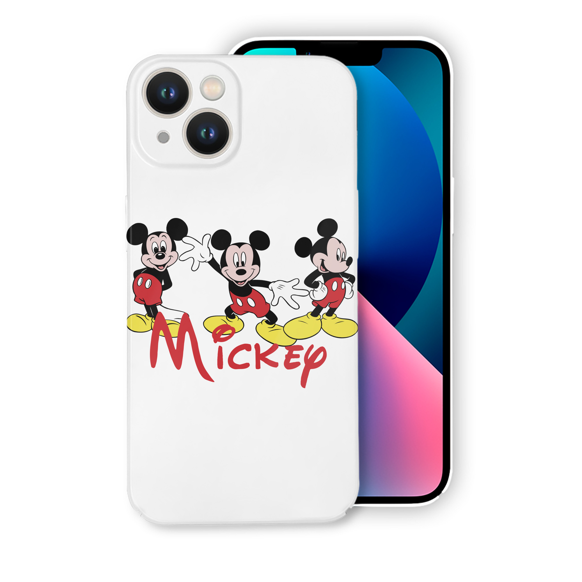（画像用） ミッキーマウス Mickey Mouse 【iPhone 14シリーズ対応】ハードケース